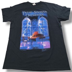 Gildan T-Shirt Size Large Trans-Siberian Orchestra Winter Tour 2017 Graphic Tee